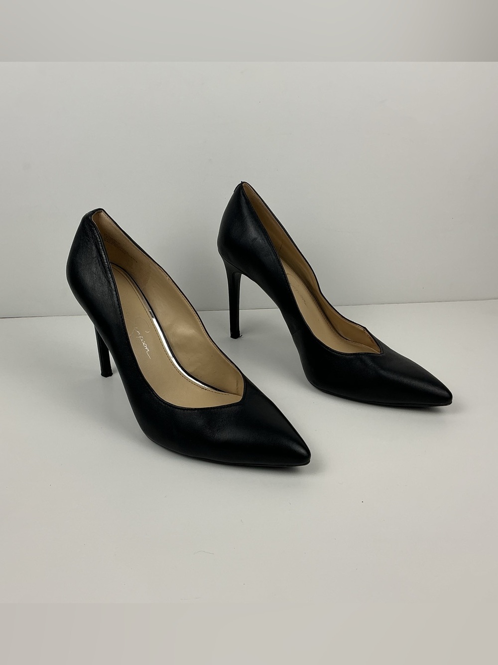 Pointed Toe Black Pumps Pointed Toe Size 8 Heels Jessica Simpson 4 inches